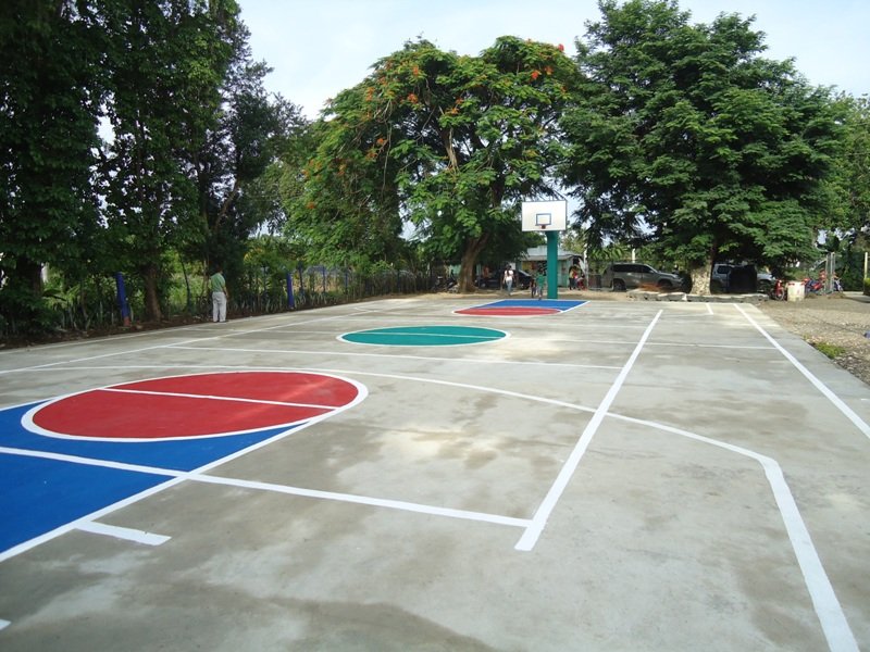 Cancha en la Escuela La Ermita